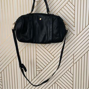 Ora Delphine Liza Leather Handbag satchel pebbled genuine leather crossbody NWOT